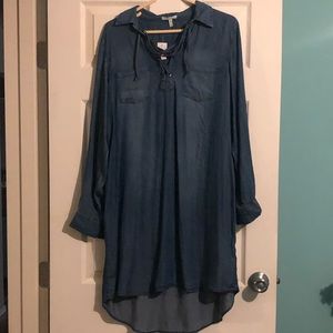 Maurice’s denim dress. Size large. New with tags